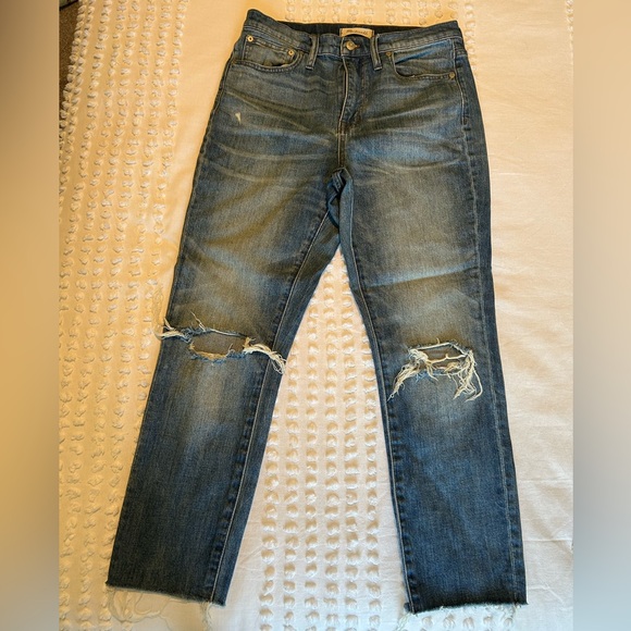 Madewell Classic Blue Jeans - Picture 2 of 4